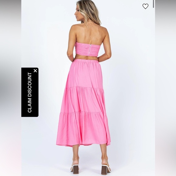 Princess Polly Allie two piece set pink - Picture 2 of 6